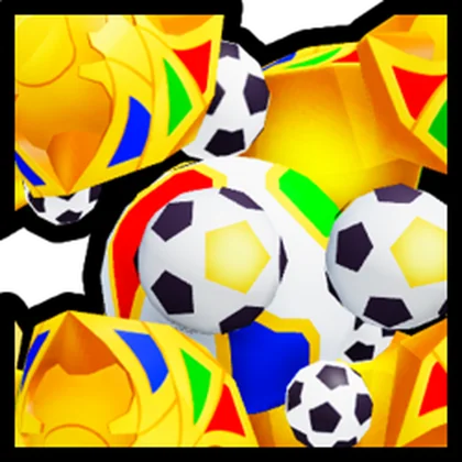 Huge Soccer Trophy Golem